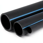 أنابيب HDPE الوطني ضغط 10 بار قطر خارجي 280 مم سمك 13.4 مم أسود