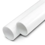 مواسير UPVC ضغط اسمي 16 بار قطر خارجي 110 مم سمك 6.6 مم أبيض