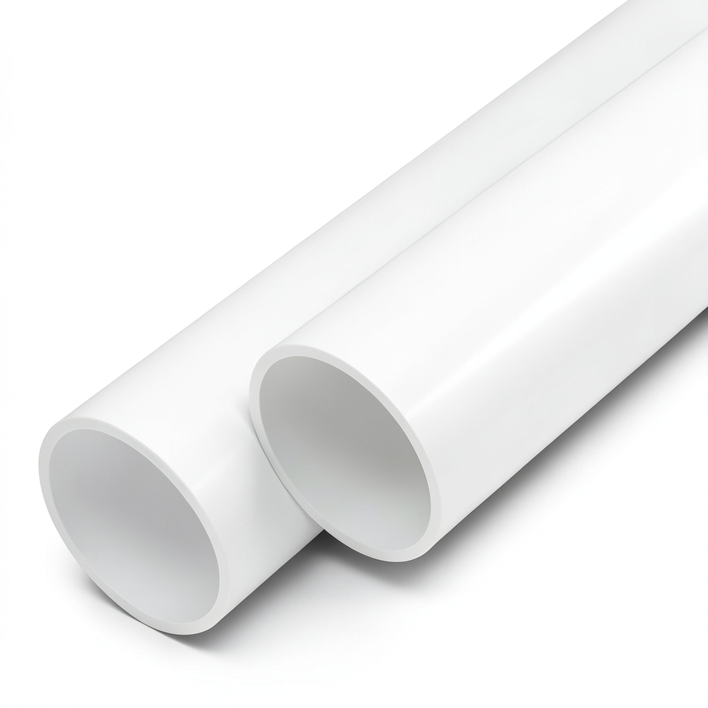 UPVC Pipes Nominal Pressure 16 Bar Outside Diameter 110 mm Thickness 6.6 mm White