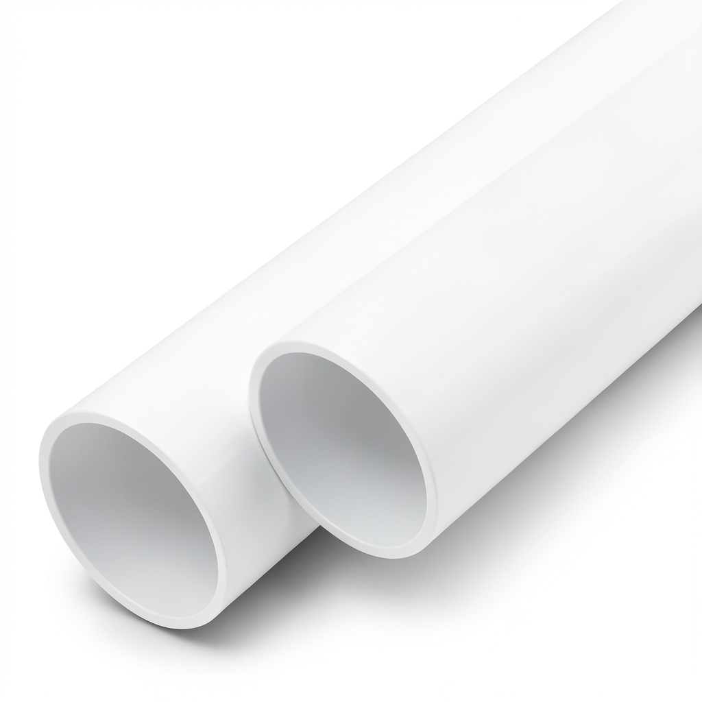 مواسير UPVC ضغط 16 بار قطر خارجي 125 مم سمك 7.4 مم لون أبيض