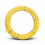 HDPE Plastic Coil Pipe  PN 4.8 Bar [PE 80] OD 16 mm Thickness 2.3 mm Color Yellow | Almona Factory