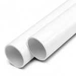 مواسير UPVC ضغط 16 بار قطر خارجي 180 مم سمك 10.7 مم لون أبيض