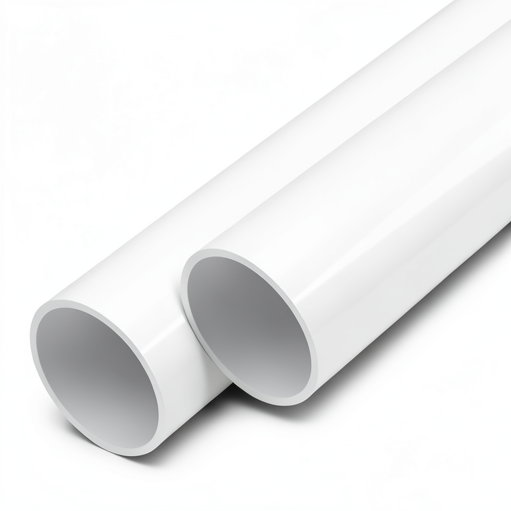 UPVC Pipes 16 Bar Pressure 180 mm Diameter 10.7 mm Thickness White