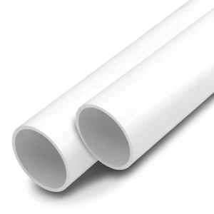 مواسير UPVC ضغط اسمي 16 بار قطر خارجي 200 مم سمك 11.9 مم لون أبيض