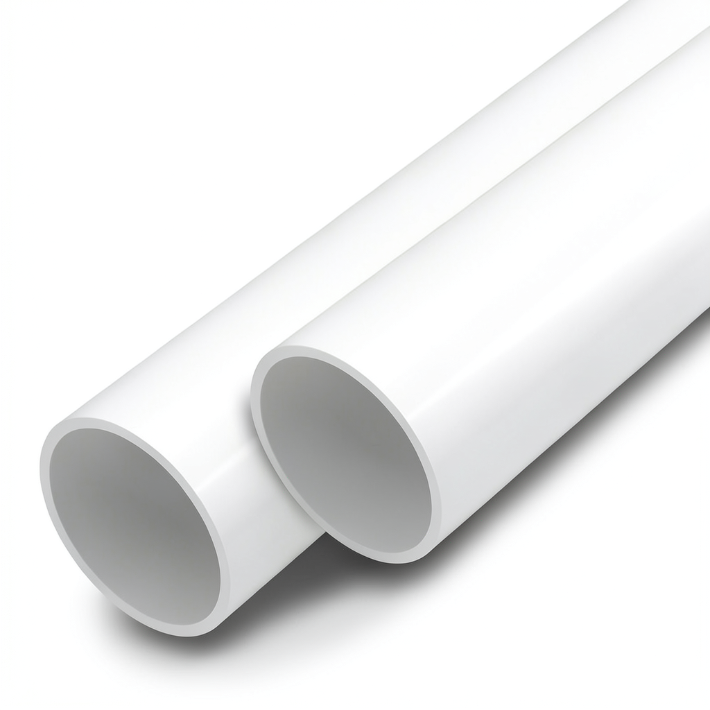 UPVC Pipes Nominal Pressure 16 Bar Outside Diameter 200 mm Thickness 11.9 mm White