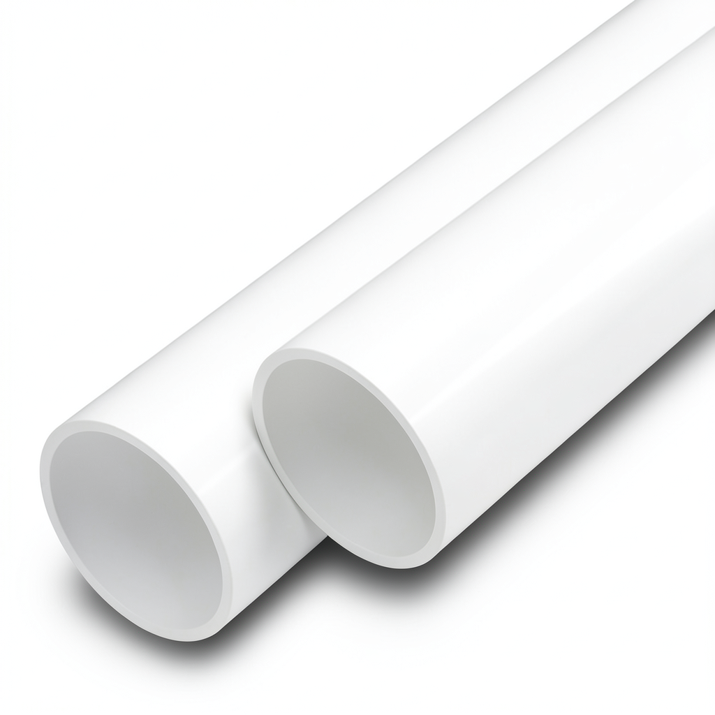 UPVC Pipes Nominal Pressure 16 Bar Outside Diameter 125 mm Thickness 7.4 mm White