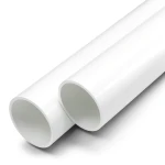 مواسير UPVC ضغط 16 بار قطر خارجي 250 مم سمك 14.8 مم لون أبيض