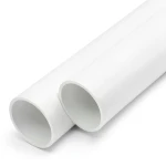مواسير UPVC ضغط اسمي 16 بار قطر خارجي 160 مم سمك 9.5 مم لون أبيض