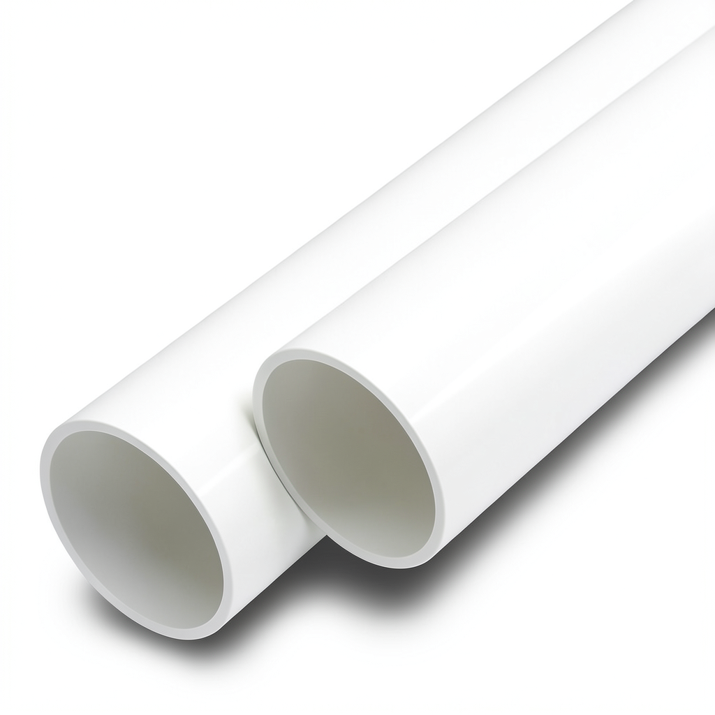 UPVC Pipes 16 Bar Pressure 180 mm Diameter 10.7 mm Thickness White