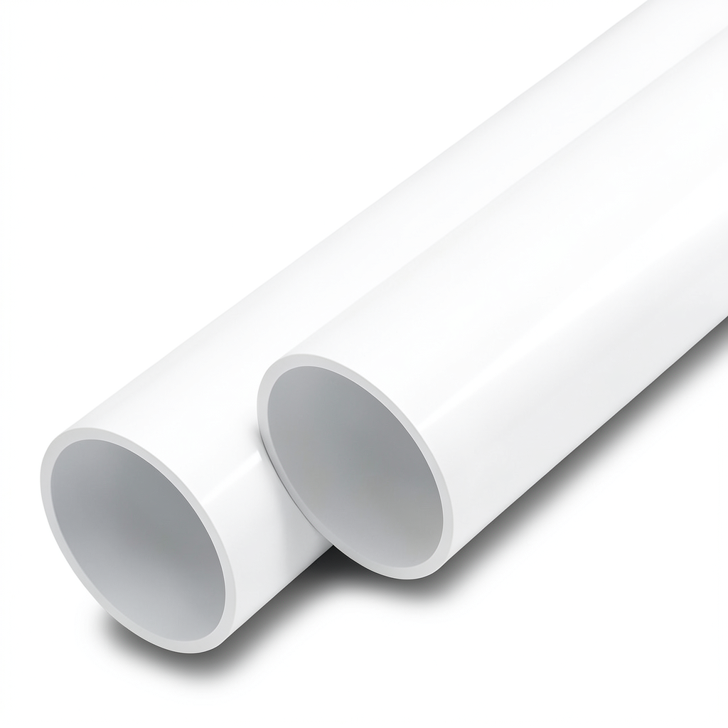 مواسير UPVC ضغط اسمي 16 بار قطر خارجي 225 مم سمك 13.4 مم لون أبيض