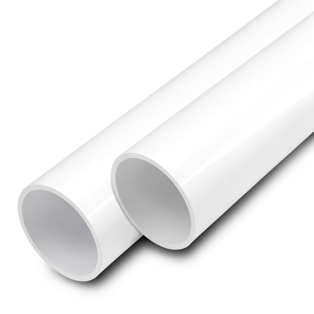 مواسير UPVC ضغط 16 بار قطر خارجي 20 مم سمك 1.5 مم لون أبيض
