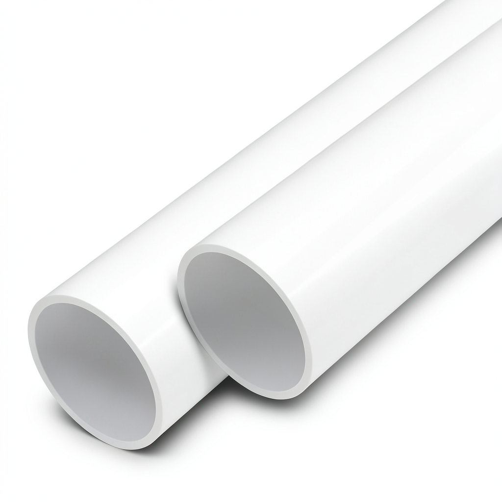 UPVC Pipes Nominal Pressure 8.6 Bar Size 1 1/4 inch Thickness 1.5 mm White