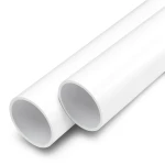 مواسير UPVC ضغط 16 بار قطر خارجي 25 مم سمك 1.9 مم أبيض