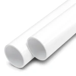 مواسير UPVC ضغط اسمي 16 بار قطر خارجي 40 مم سمك 3 مم لون أبيض