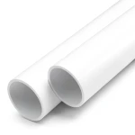 مواسير UPVC ضغط 16 بار قطر خارجي 25 مم سمك 1.9 مم أبيض