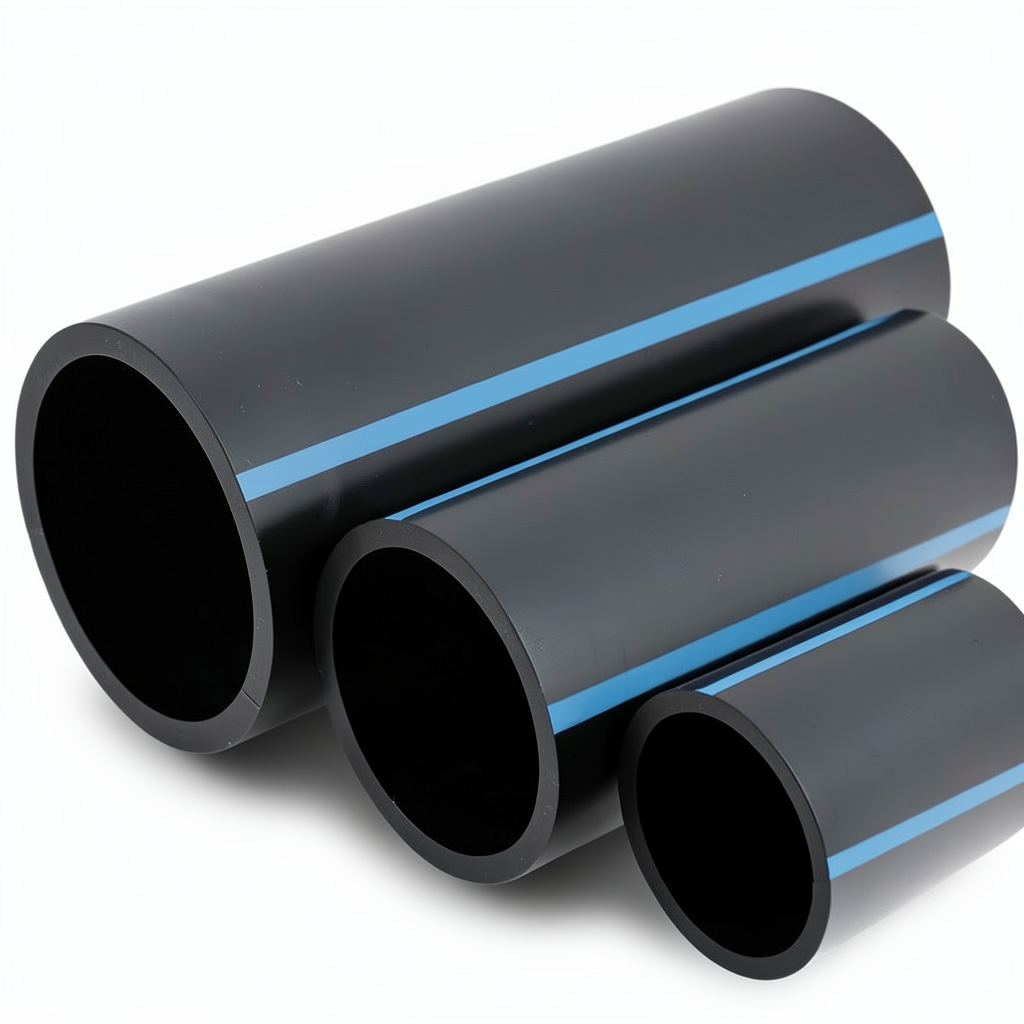 مواسير HDPE الوطني ضغط 16 بار قطر خارجي 16 مم سمك 1.2 مم لون أسود