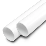 مواسير UPVC ضغط 16 بار قطر خارجي 180 مم سمك 10.7 مم لون أبيض
