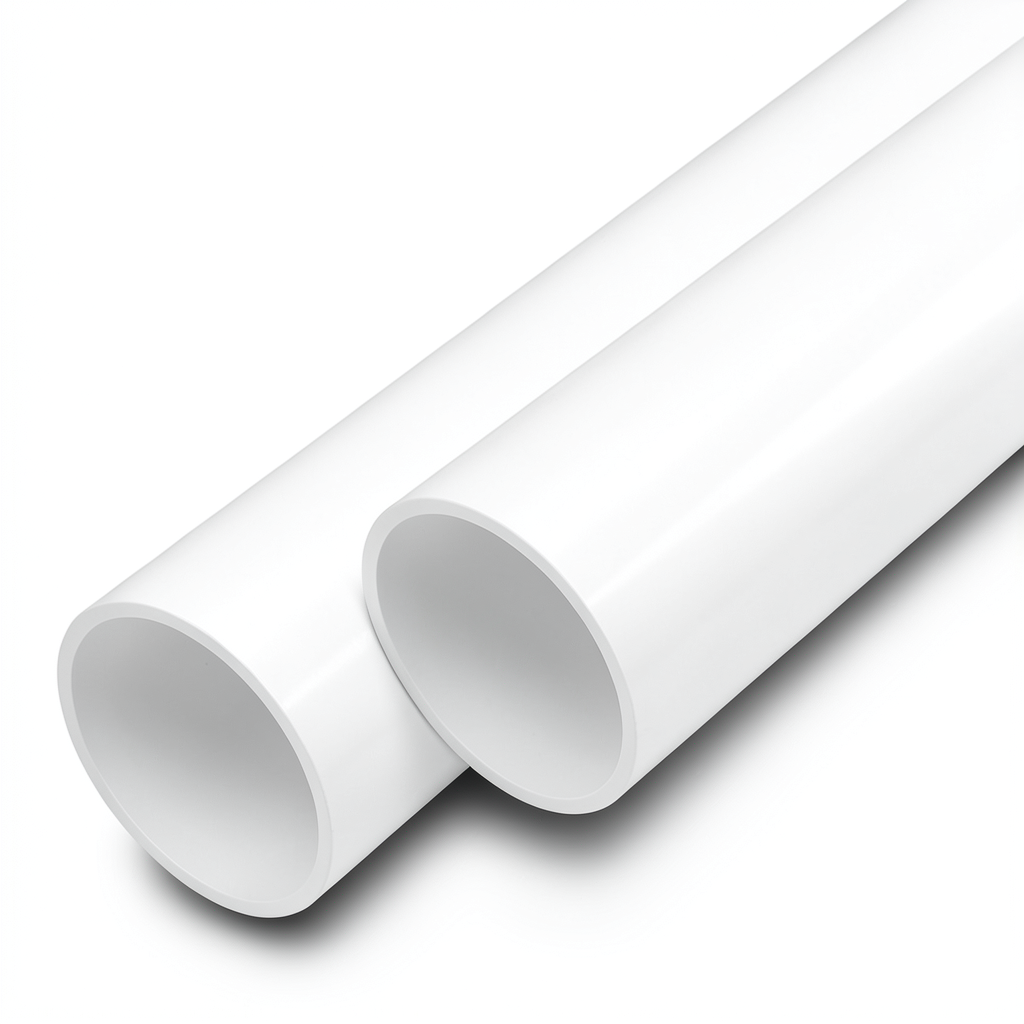 UPVC Pipes 16 Bar Pressure 180 mm Diameter 10.7 mm Thickness White
