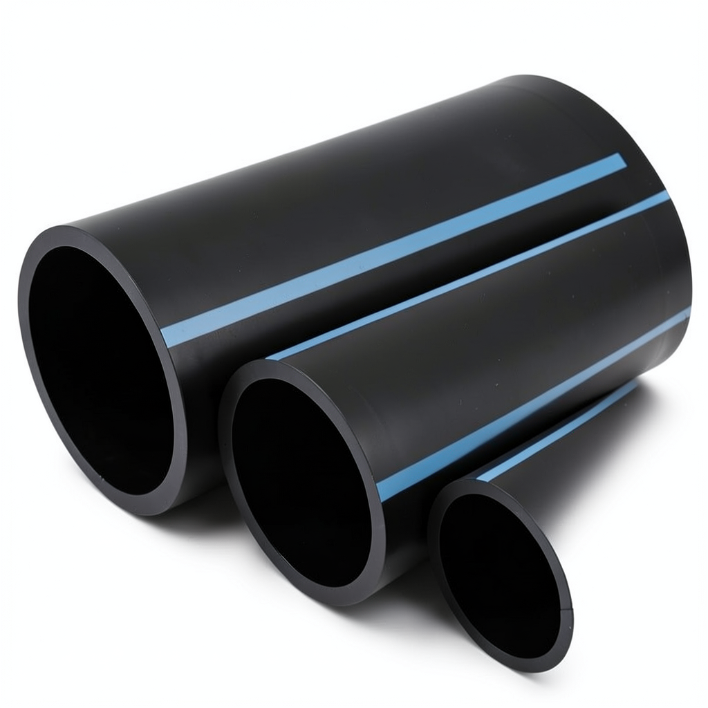 NPF HDPE Pipes Pressure 16 Bar Outside Diameter 25 mm Thickness 1.9 mm Black