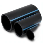 مواسير HDPE الوطني لشبكات المياه ضغط 16 بار قطر خارجي 32 مم سمك 2.4 مم أسود