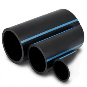 مواسير HDPE الوطني لشبكات المياه ضغط 16 بار قطر خارجي 32 مم سمك 2.4 مم أسود