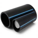 مواسير HDPE الوطني لشبكات المياه ضغط 16 بار قطر خارجي 40 مم سمك 3 مم لون أسود