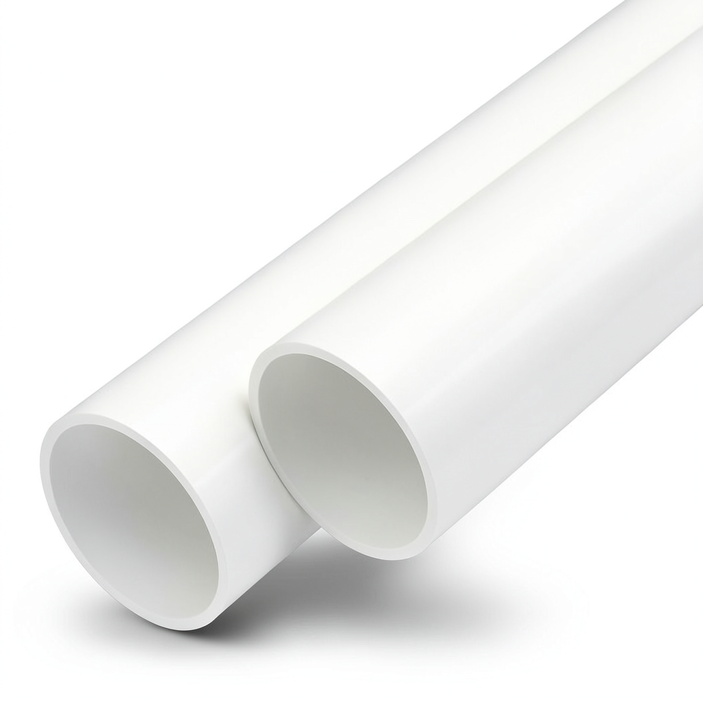 مواسير UPVC ضغط 16 بار قطر خارجي 250 مم سمك 14.8 مم لون أبيض