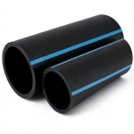 أنابيب HDPE الوطني ضغط 16 بار قطر 63 مم سمك 4.7 مم لون أسود