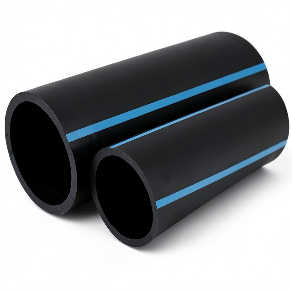 أنابيب HDPE الوطني ضغط 16 بار قطر 63 مم سمك 4.7 مم لون أسود
