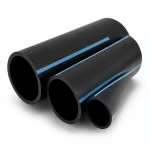 أنابيب HDPE الوطني ضغط 10 بار قطر خارجي 630 مم سمك 30 مم لون أسود
