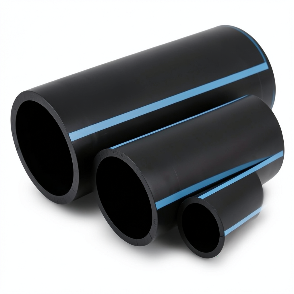 مواسير HDPE الوطني ضغط 16 بار قطر 75 مم سمك 5.6 مم لون أسود
