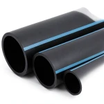 مواسير HDPE الوطني لضغط 16 بار قطر خارجي 25 مم سمك 1.9 مم لون أسود