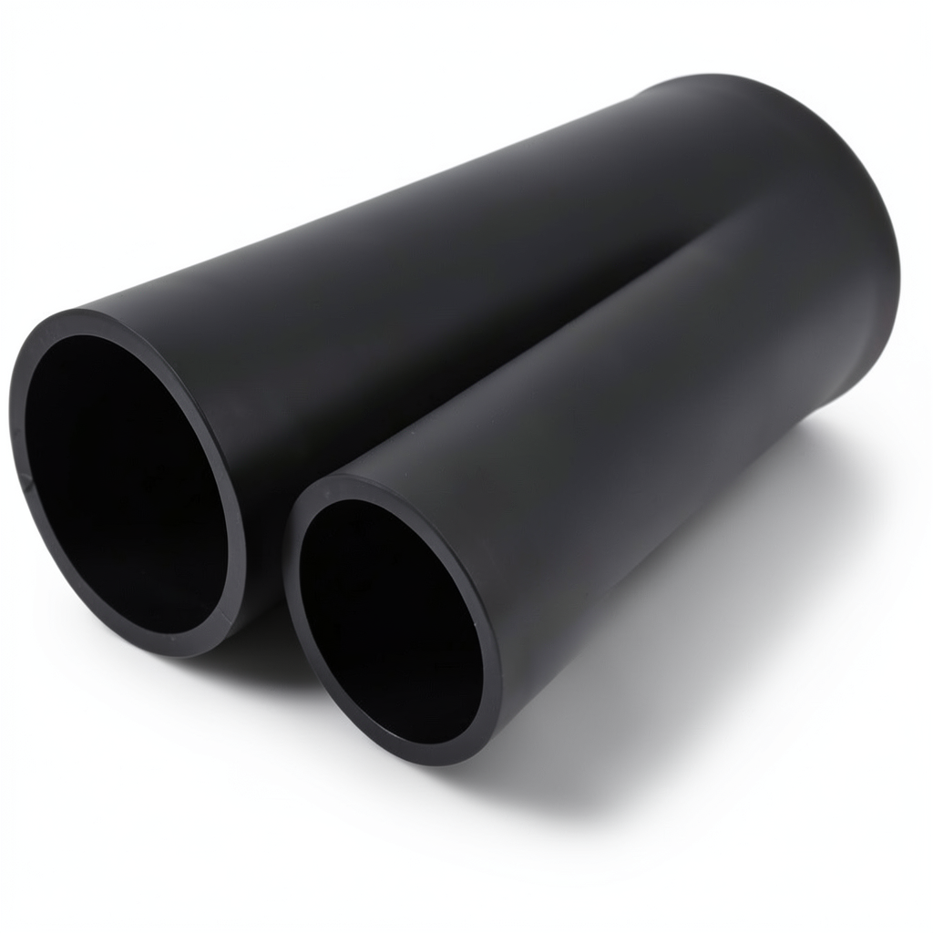 NPF HDPE Pipes Pressure 16 Bar Outside Diameter 125 mm Thickness 9.3 mm Black