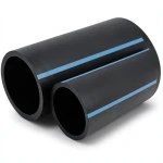 مواسير HDPE الوطني ضغط 16 بار قطر خارجي 140 مم سمك 10.4 مم لون أسود