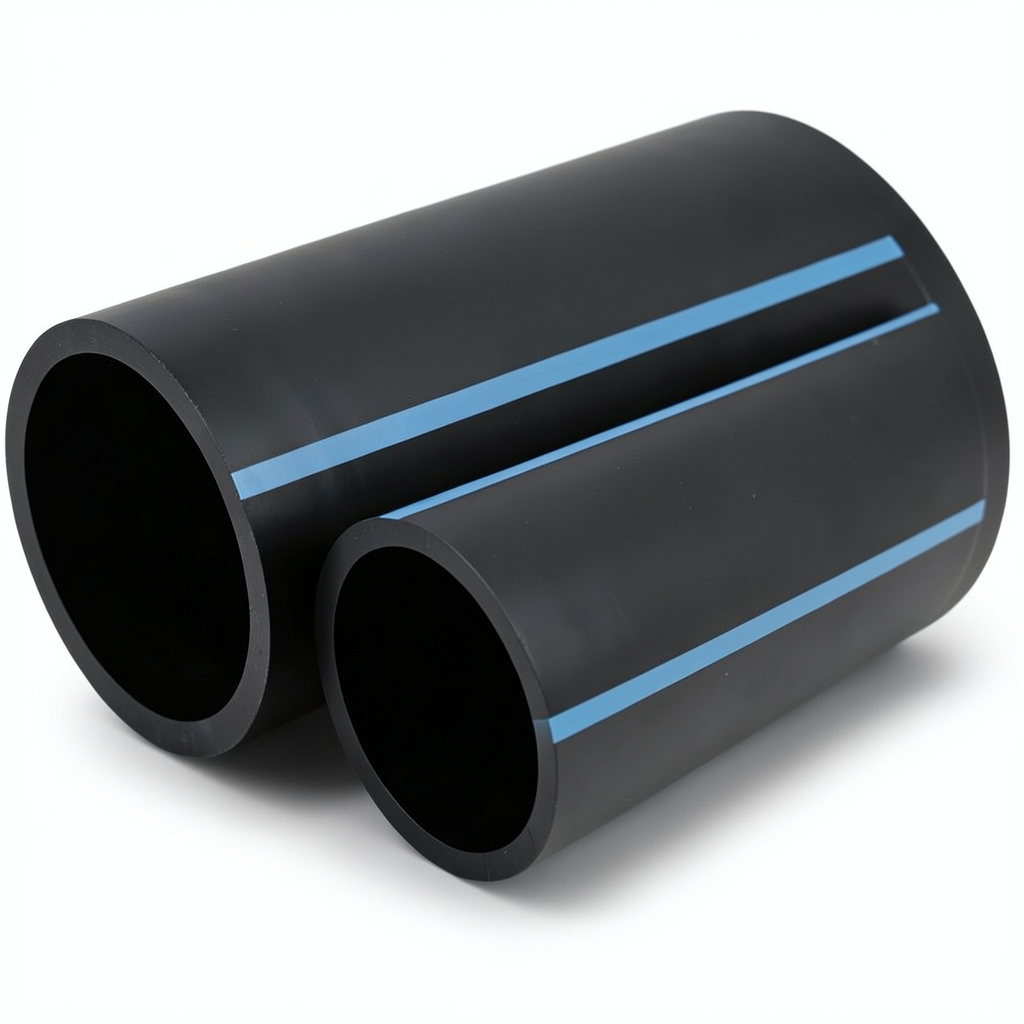 مواسير HDPE الوطني ضغط 16 بار قطر خارجي 140 مم سمك 10.4 مم لون أسود