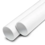 مواسير UPVC ضغط 16 بار قطر خارجي 20 مم سمك 1.5 مم لون أبيض