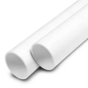 مواسير UPVC ضغط 16 بار قطر خارجي 20 مم سمك 1.5 مم لون أبيض