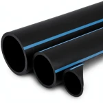 أنابيب HDPE NPF ضغط 16 بار قطر 160 مم سمك 11.9 مم لون أسود