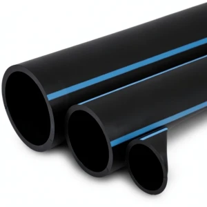 NPF HDPE Pipes Pressure 16 Bar Diameter 160 mm Thickness 11.9 mm Black