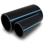 مواسير HDPE الوطني لشبكات المياه ضغط 16 بار قطر خارجي 40 مم سمك 3 مم لون أسود