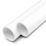 مواسير UPVC ضغط 16 بار قطر خارجي 25 مم سمك 1.9 مم أبيض