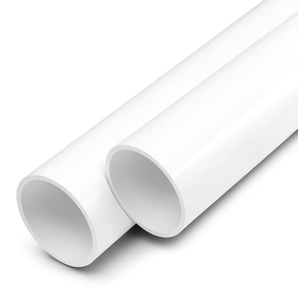 مواسير UPVC ضغط 16 بار قطر خارجي 25 مم سمك 1.9 مم أبيض