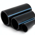 مواسير HDPE الوطني لضغط 16 بار قطر خارجي 180 مم سمك 13.4 مم لون أسود