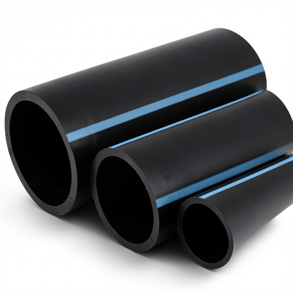 NPF HDPE Pipes Pressure 16 Bar Outside Diameter 180 mm Thickness 13.4 mm Black