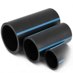 مواسير HDPE الوطني لشبكات المياه ضغط 16 بار قطر خارجي 125 مم سمك 9.3 مم لون أسود