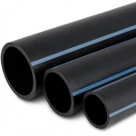 مواسير HDPE الوطني ضغط 16 بار قطر خارجي 140 مم سمك 10.4 مم لون أسود