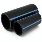 أنابيب HDPE NPF ضغط 16 بار قطر 160 مم سمك 11.9 مم لون أسود