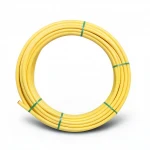 Almona HDPE Plastic Coil Pipe PN 8 Bar [PE 80] Size (OD) 160 mm Thickness 14.6 mm Color Yellow  