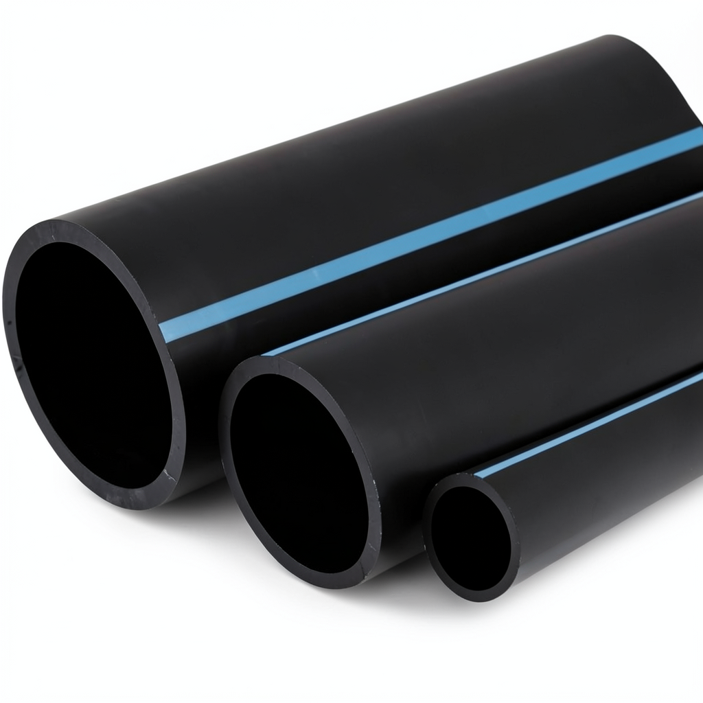 أنابيب HDPE الوطني ضغط 10 بار قطر خارجي 500 مم سمك 23.9 مم لون أسود