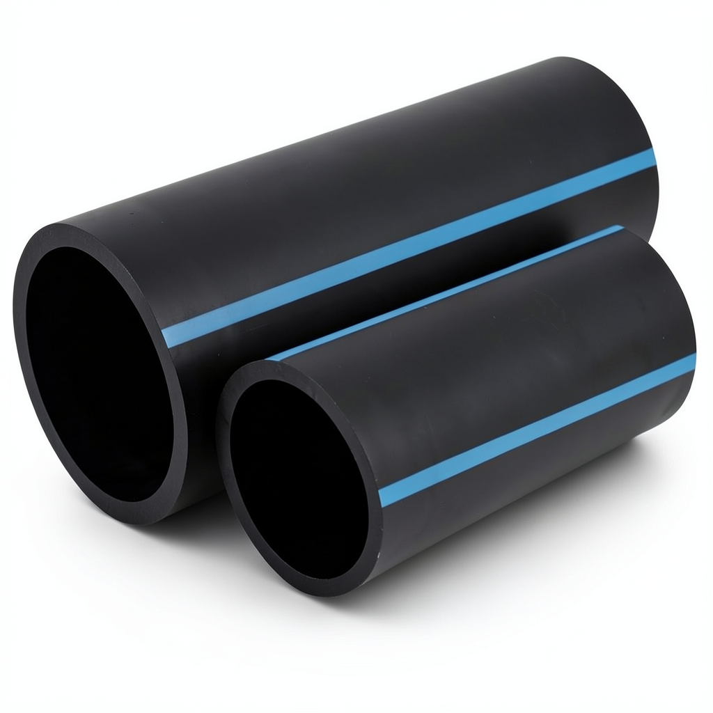 NPF HDPE Pipes Pressure 10 Bar Outside Diameter 560 mm Thickness 26.7 mm Black